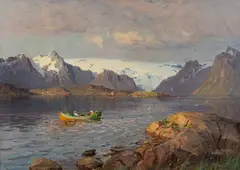 Even Ulving, Fra Meløy, Helgeland, Olje på lerret