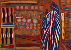 Knut Rumohr, Stenkasteren, 1949, Olje på lerret