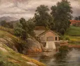 Thomas Fearnley, Fra Veøya, 1836, Olje på lerret