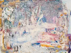 Jakob Weidemann, Tidlig vår, 1965, Olje på lerret