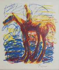 Frans Widerberg, Rytter, 1996, Silketrykk