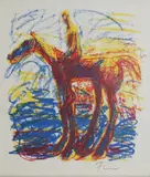 Frans Widerberg, Rytter, 1996, Silketrykk