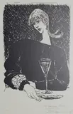 Gösta Hammarlund, Henny Moan, Litografi