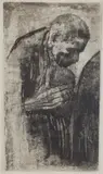 Käthe Kollwitz, Mann med lue i hånden, Radering