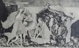 Sigurd Winge, Fyret, 1957, Radering