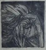Sigurd Winge, Komposisjon, 1945, Radering
