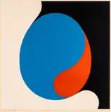 Per Kleiva, Egget, 1968, Serigrafi