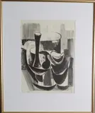 Ludvig Eikaas, Stilleben, Litografi