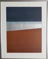 Anna-Eva Bergman, L10-1970 Rød jord, Litografi
