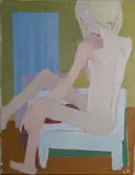 Else Hagen, Jente, Olje på lerret