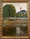 Hans Heyerdahl, Kiøsterudgården, Åsgårdstrand