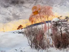 Karl Dørnberger, Fra Vallø, 1896, Olje på lerret