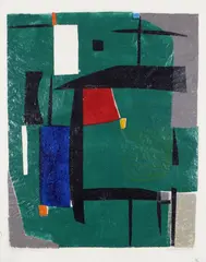 Gudrun Kongelf, Komposisjon, 1952, Tresnitt