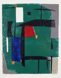 Gudrun Kongelf, Komposisjon, 1952, Tresnitt