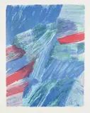 Inger Sitter, Komposisjon, 1970, Fargelitografi