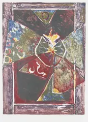 Jens Johannessen, Sommerfugl, Litografi