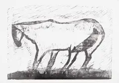Ludvig Eikaas, Hest i vind, Tresnitt
