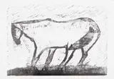 Ludvig Eikaas, Hest i vind, Tresnitt