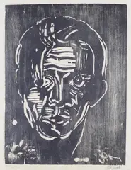 Ludvig Eikaas, Portrett av Jakob Weidemann, Tresnitt