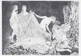 Sigurd Winge, Morgen, 1957, Radering