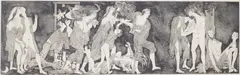 Sigurd Winge, Frise, Radering