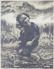 Kaare Espolin Johnson, Drøm, 1958, Litografi