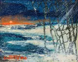 Bendik Riis, Vinterlandskap med solnedgang