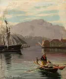 Hans Dahl, Fra Bergen havn