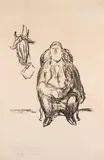 Edvard Munch, Karikatur: Den moderne Moses
