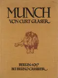 Edvard Munch, Curt Glaser «Edvard Munch» (1917) med Mannshode, 1906, Radering trykket i svart på gulhvitt papir