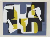 Odd Tandberg, Komposisjon, 1953, Serigrafi