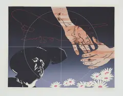Per Kleiva, Lang avskjed, 1985, Serigrafi