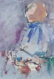 Ramon Isern, Portrett av Henry Kissinger, Gouache og akvarell på papir