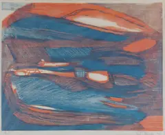 Knut Rumohr, Komposisjon, 1958, Tresnitt
