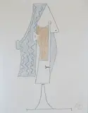 Kvinnehode by Pablo Picasso, 1957, Fargelitografi, sold Jun 2023