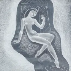 Edvarda Lie, Susanna, 1936, Linosnitt