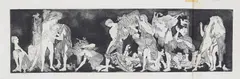 Sigurd Winge, Frise II, 1955, Radering