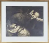 Odd Nerdrum, Godnattkyss (Brun variant), Litografi
