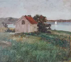Frits Thaulow, Kveld, Filtvet, Olje på lerret