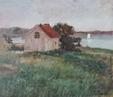 Frits Thaulow, Kveld, Filtvet, Olje på lerret