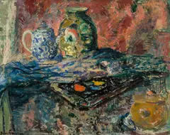 Bernhard Folkestad, Stilleben, 1921, Olje på lerret