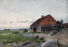 Harriet Backer, Kvalbein, Olje på lerret