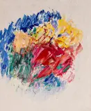 Jakob Weidemann, Komposisjon, 1986, Olje på lerret