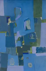 Roar Wold, Komposisjon, 1967, Olje på lerret