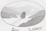Theodor Kittelsen, Pesta, Blyant og lavering på papir