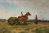 Axel Ender, Landskap med hest og folkeliv