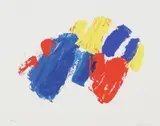 Jakob Weidemann, Komposisjon, 1979, Litografi