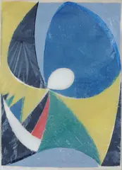 Gudrun Kongelf, Komposisjon, 1954, Fargetresnitt