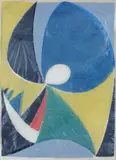 Gudrun Kongelf, Komposisjon, 1954, Fargetresnitt