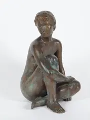 Arne Durban, Sittende kvinneakt, Bronse